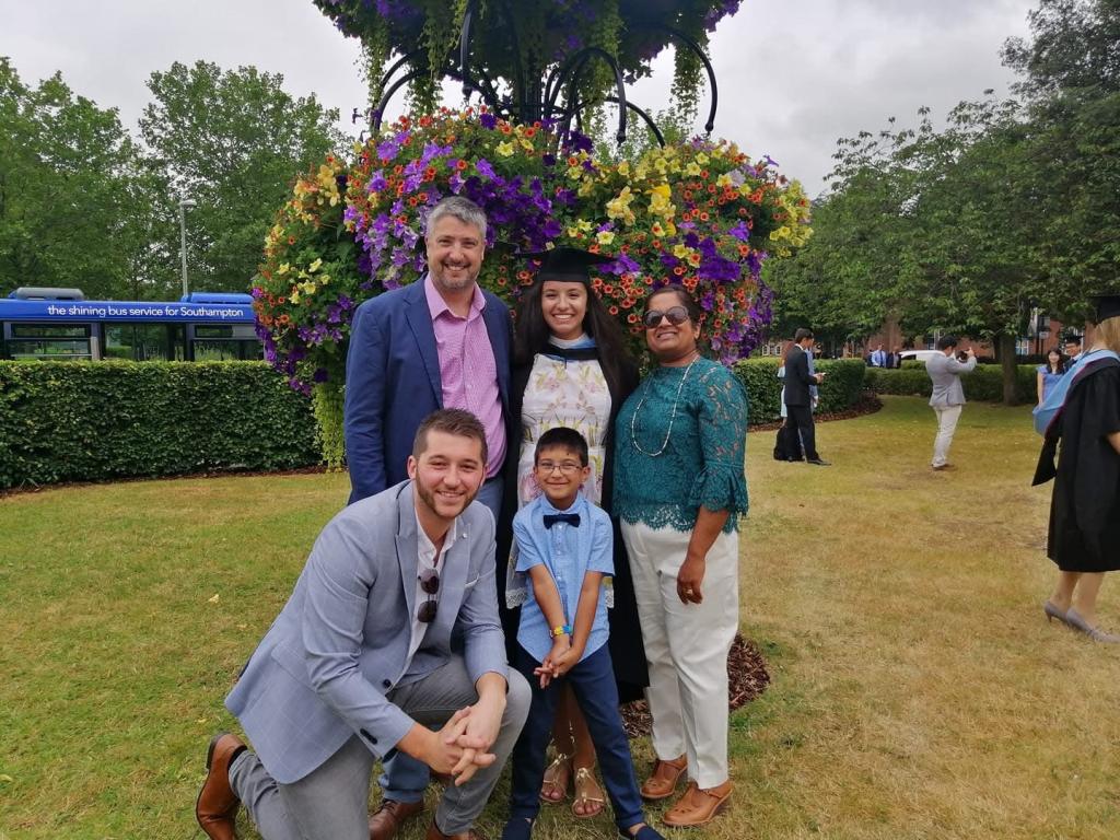 Alycia Smith and her family