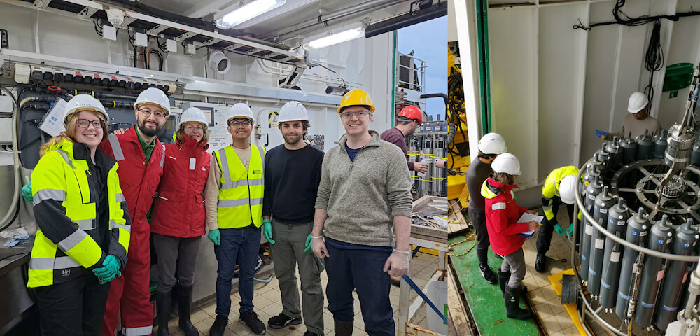 Biogeochemistry team on JC263