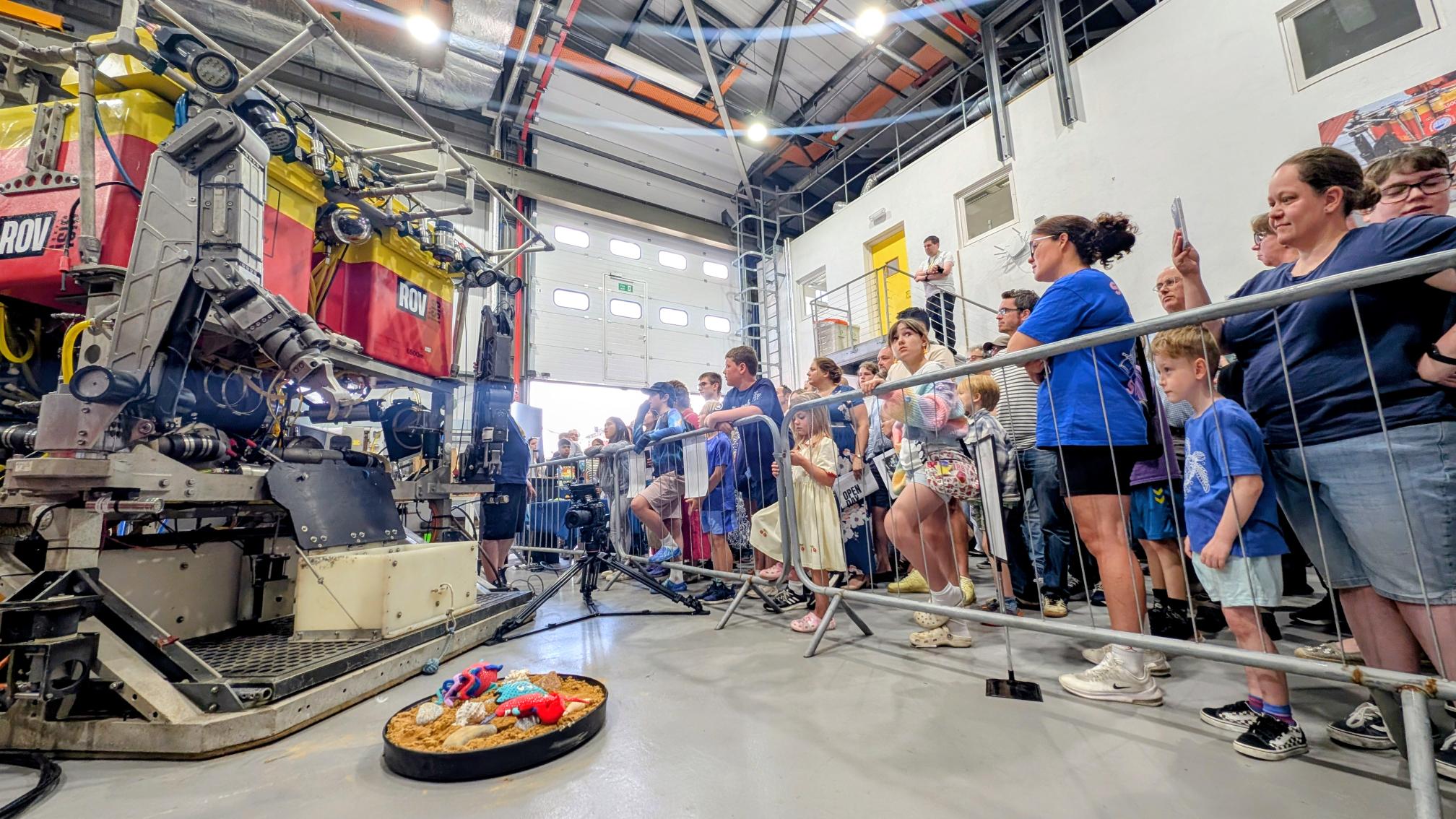 NOC's ROV proved to be a popular attraction for visitors