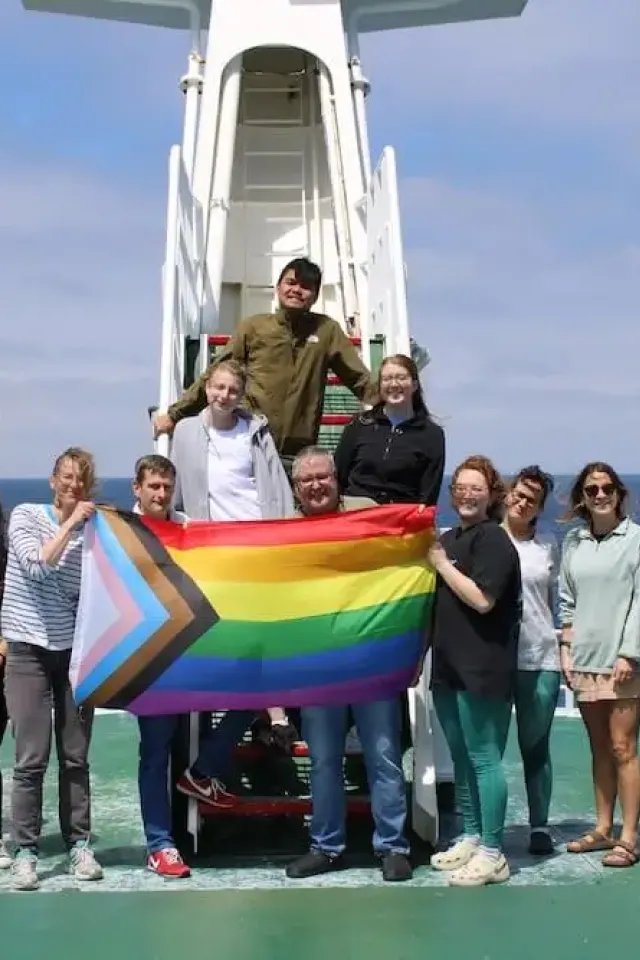 Modern Semaphore: Flying the Pride Flag Onboard RRS James Cook